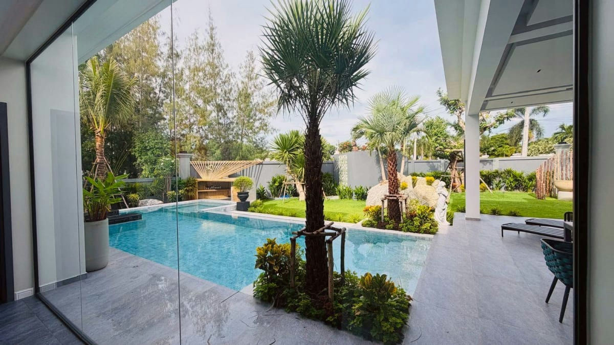 Luxurious House with Private Pool for Rent in Wang Phong, Pranburi