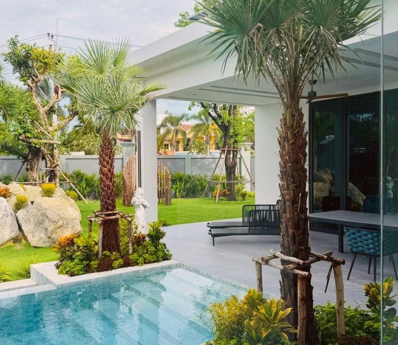 Luxurious House with Private Pool for Rent in Wang Phong, Pranburi