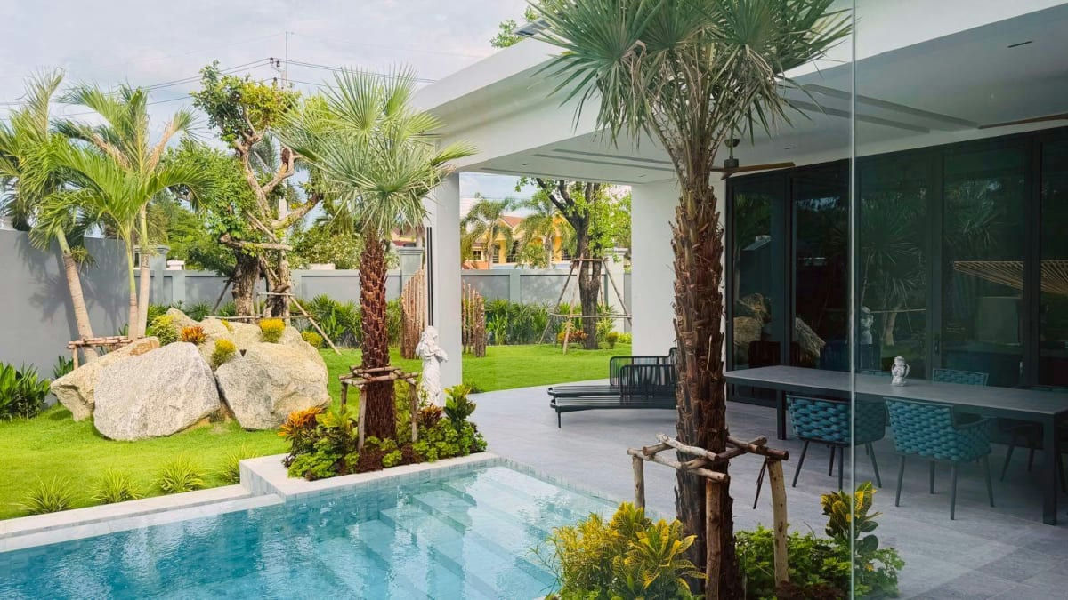 Luxurious House with Private Pool for Rent in Wang Phong, Pranburi