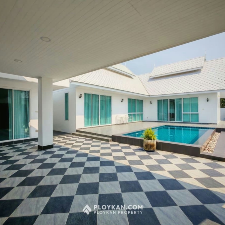 Pool Villa with Guest House for Rent in Thap Tai Hua Hin