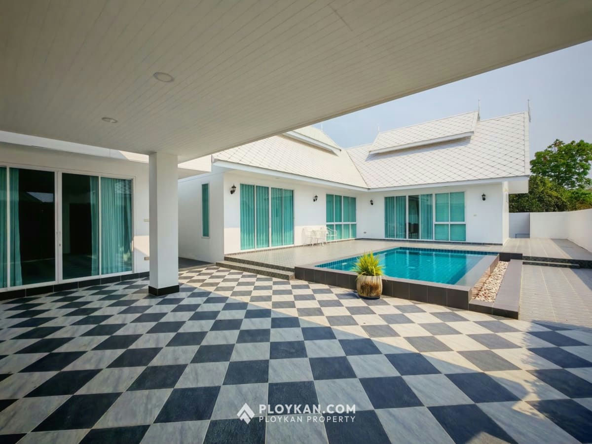 Pool Villa with Guest House for Rent in Thap Tai Hua Hin