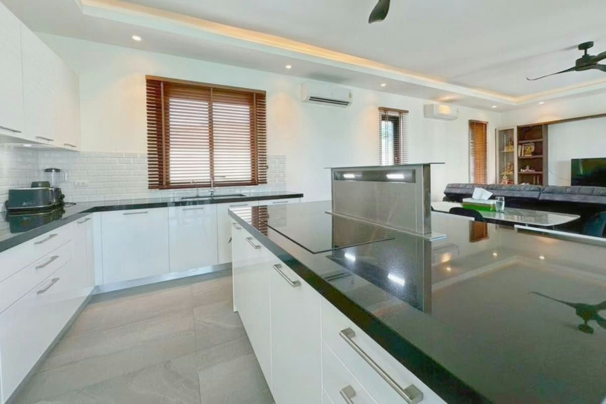 Private Pool Villa with Solar Panels for Rent Near Black Mountain
