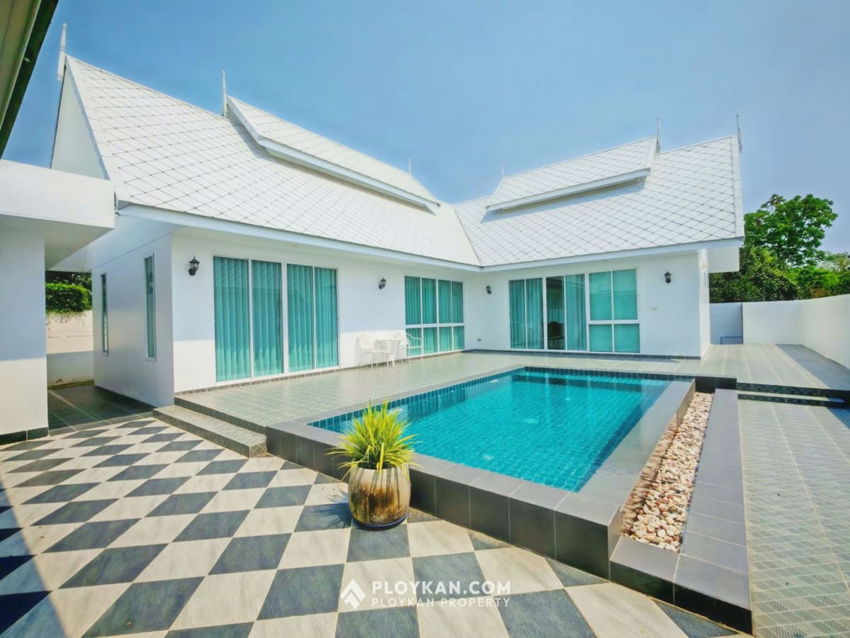 Pool Villa with Guest House for Rent in Thap Tai Hua Hin