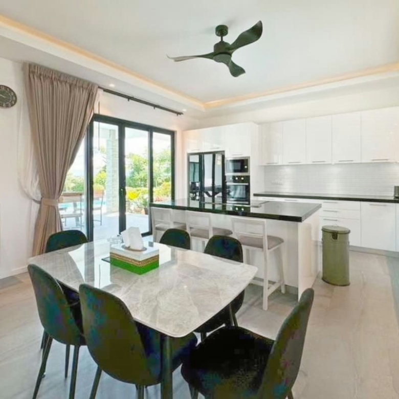 Private Pool Villa with Solar Panels for Rent Near Black Mountain