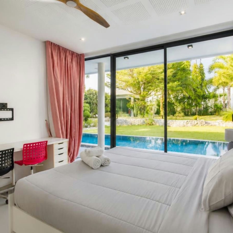 Modern Resort Style 4-Bedroom Pool Villa for Rent at La Lua Hua Hin