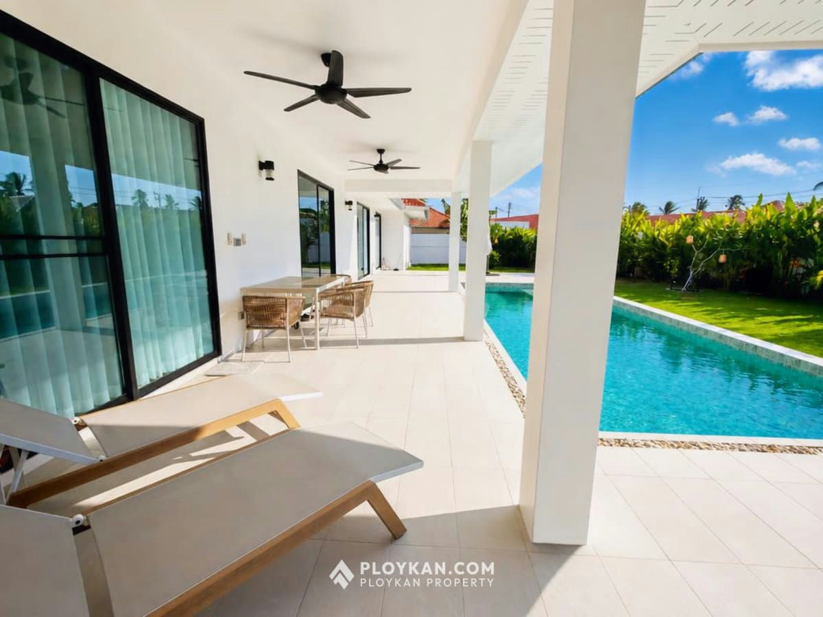 Modern 3-Bedroom Pool Villa for Rent in Wang Pong