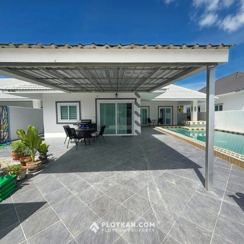 Modern Single House with Private Pool for Rent in MonMai Hua Hin