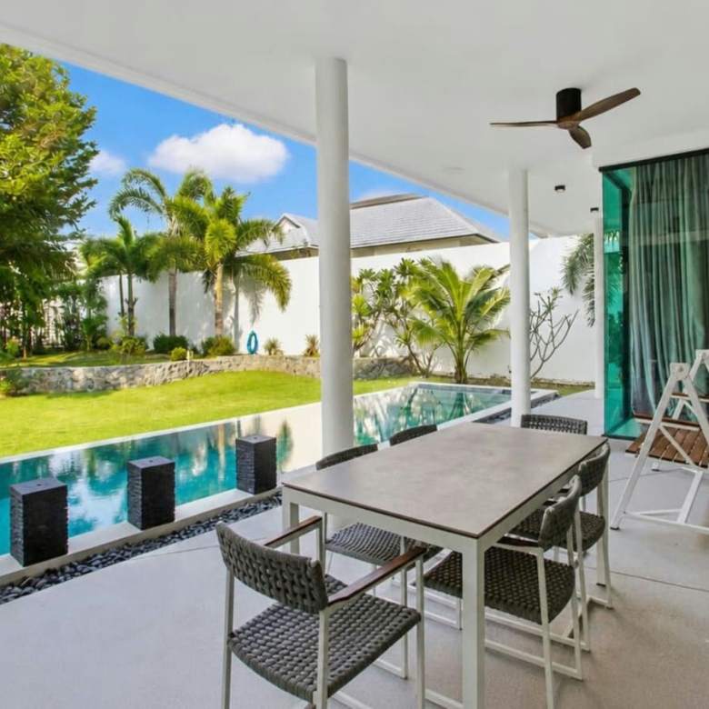Modern Resort Style 4-Bedroom Pool Villa for Rent at La Lua Hua Hin