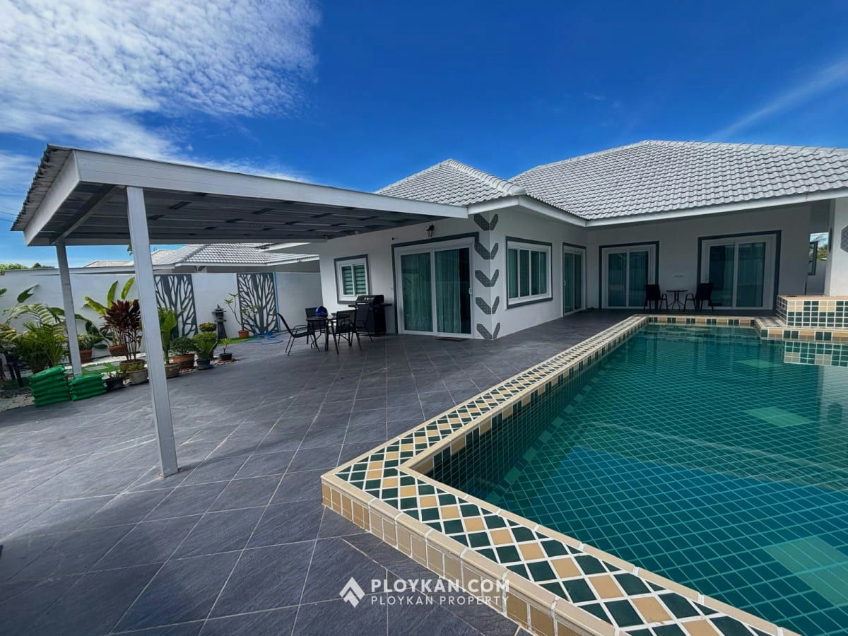 Modern Single House with Private Pool for Rent in MonMai Hua Hin