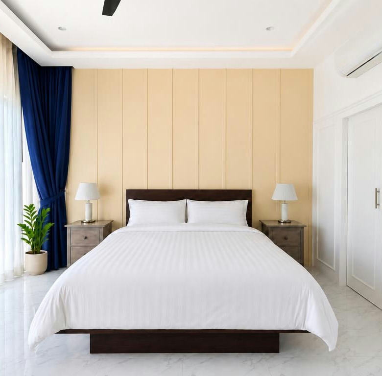 Pet-Friendly Corner Pool Villa for Rent with Large Private Garden