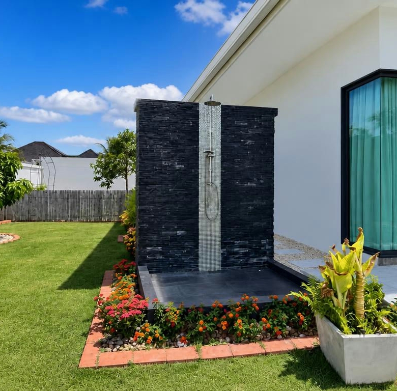 Pet-Friendly Corner Pool Villa for Rent with Large Private Garden