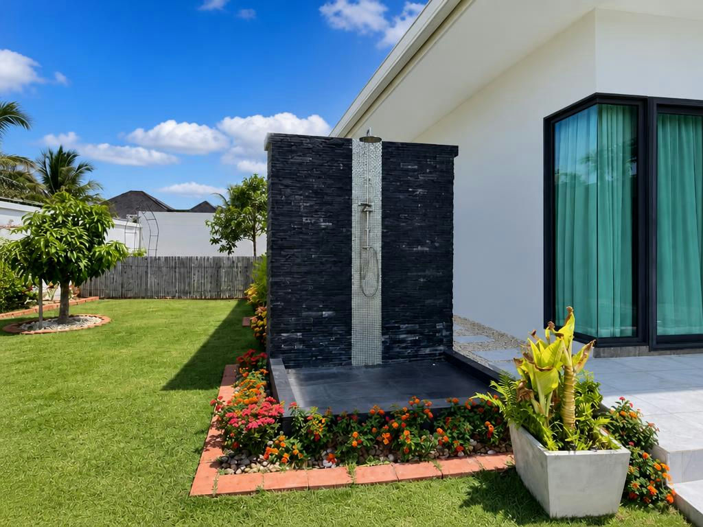 Pet-Friendly Corner Pool Villa for Rent with Large Private Garden
