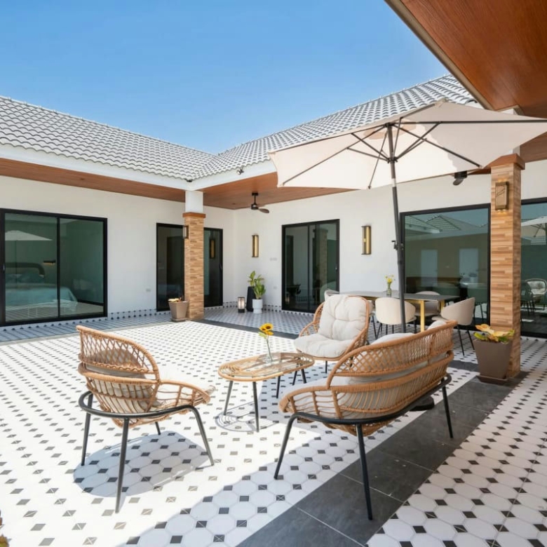 3 Bedroom Pool Villa for Rent in Hua Hin, Mon Mai Area, Hin Lek Fai