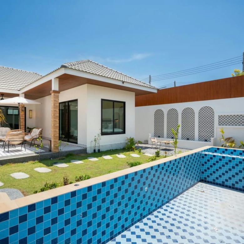 3 Bedroom Pool Villa for Rent in Hua Hin, Mon Mai Area, Hin Lek Fai