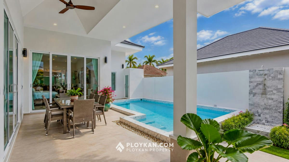 Brand New Modern Pool Villa with Mountain Views in Soi 88, Hua Hin