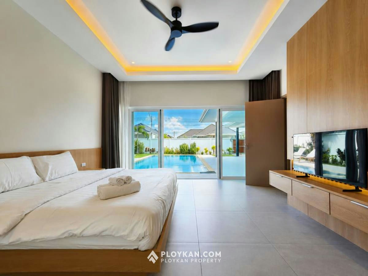 Exclusive Modern 3 Bedroom Pool Villa for Sale in Aria 3, Hua Hin