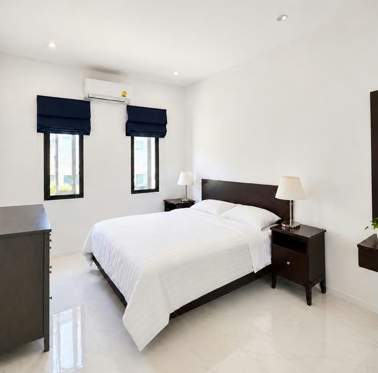 Pet-Friendly Corner Pool Villa for Rent with Large Private Garden