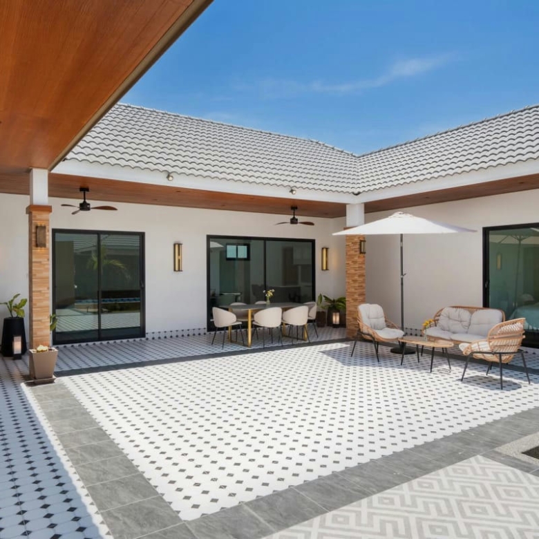 3 Bedroom Pool Villa for Rent in Hua Hin, Mon Mai Area, Hin Lek Fai