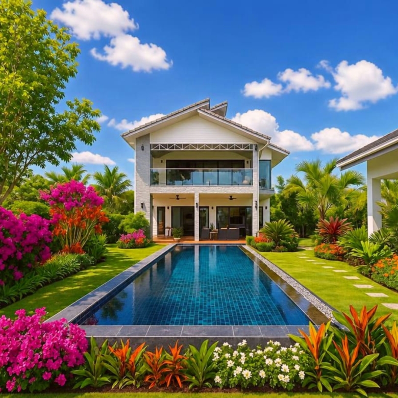 Luxury Spacious 4-Bedroom Pool Villa for Sale in Soi 112