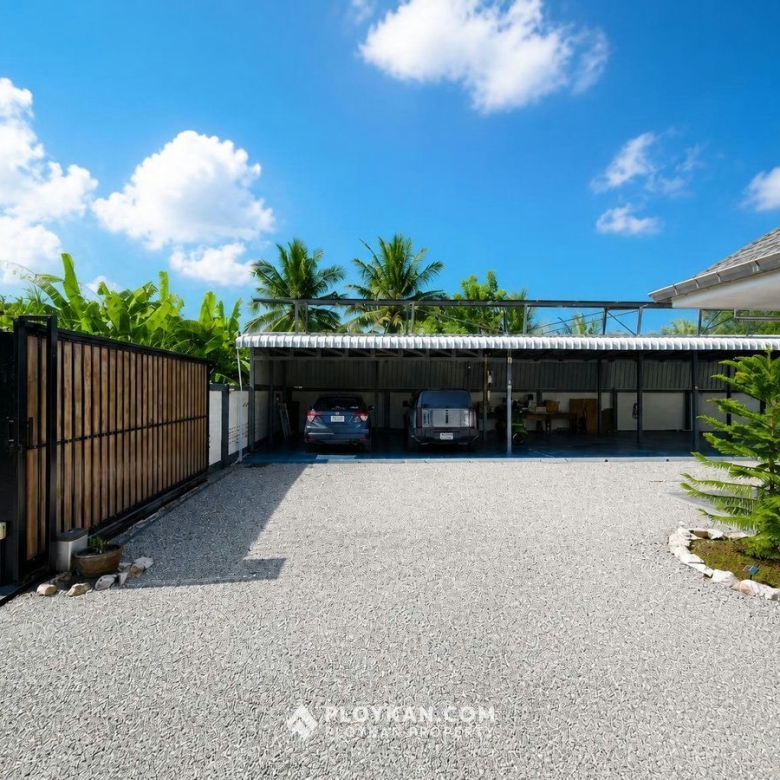 Private Riverside 3-Bedroom Pool Villa in Pranburi for Sale