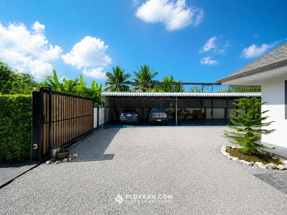 Private Riverside 3-Bedroom Pool Villa in Pranburi for Sale