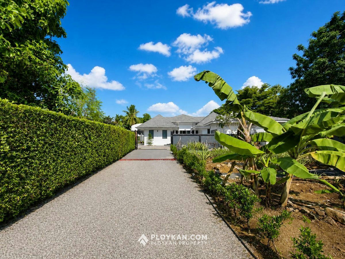 Private Riverside 3-Bedroom Pool Villa in Pranburi for Sale