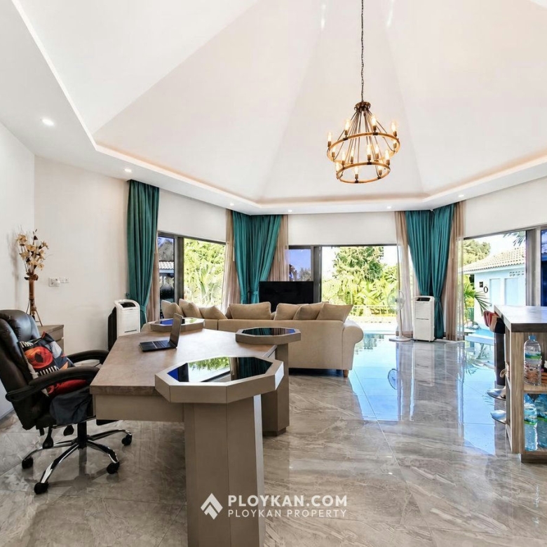Private Riverside 3-Bedroom Pool Villa in Pranburi for Sale
