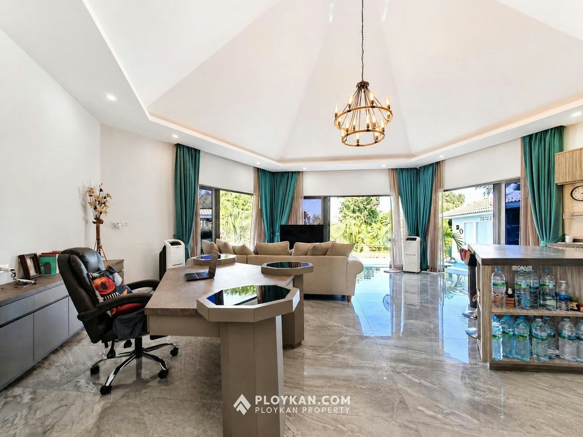 Private Riverside 3-Bedroom Pool Villa in Pranburi for Sale