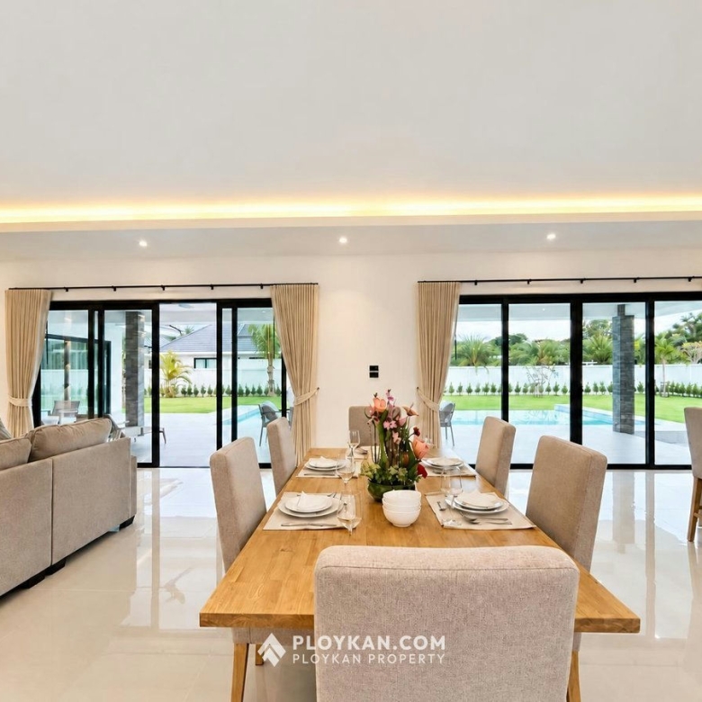 Luxury 3-Bedroom Pool Villa in The Clouds 3, Hin Lek Fai, Hua Hin for Rent