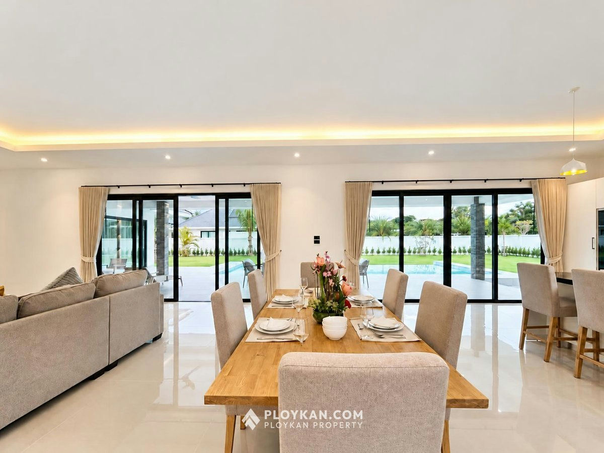 Luxury 3-Bedroom Pool Villa in The Clouds 3, Hin Lek Fai, Hua Hin for Rent