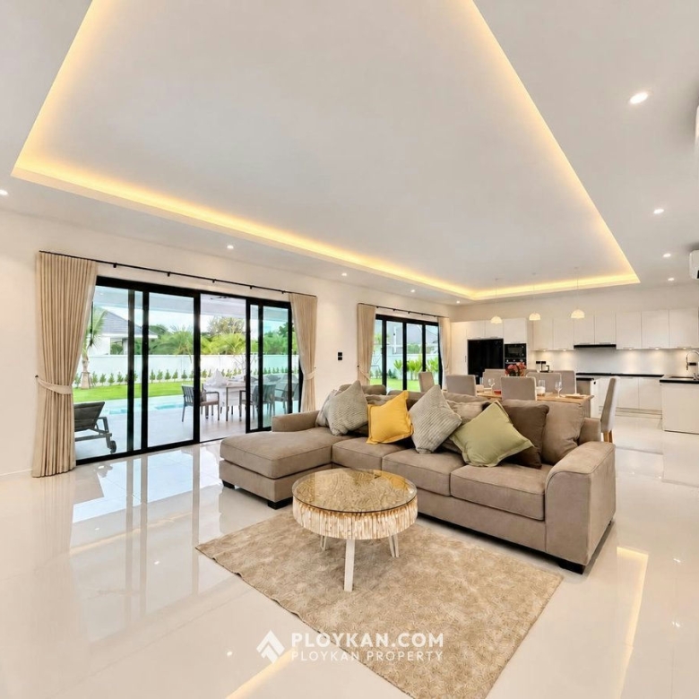 Luxury 3-Bedroom Pool Villa in The Clouds 3, Hin Lek Fai, Hua Hin for Rent