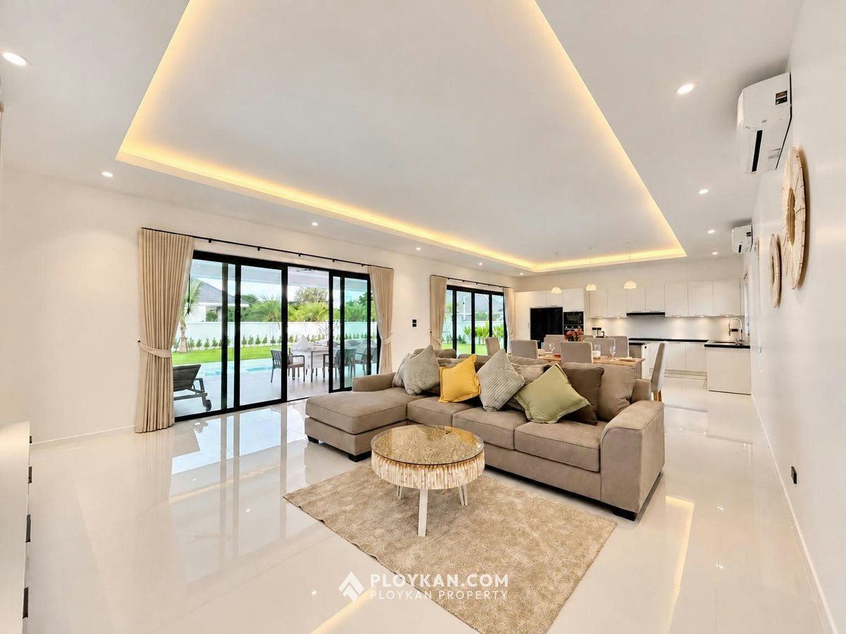 Luxury 3-Bedroom Pool Villa in The Clouds 3, Hin Lek Fai, Hua Hin for Rent