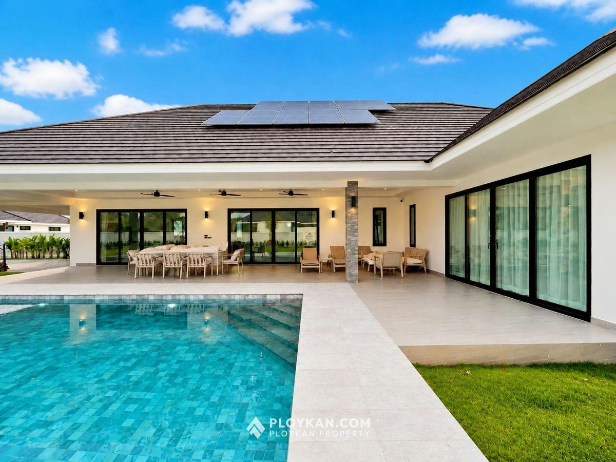 Luxury 3-Bedroom Pool Villa in The Clouds 3, Hin Lek Fai, Hua Hin for Rent