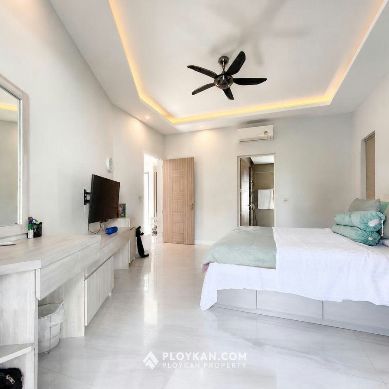 Private Riverside 3-Bedroom Pool Villa in Pranburi for Sale