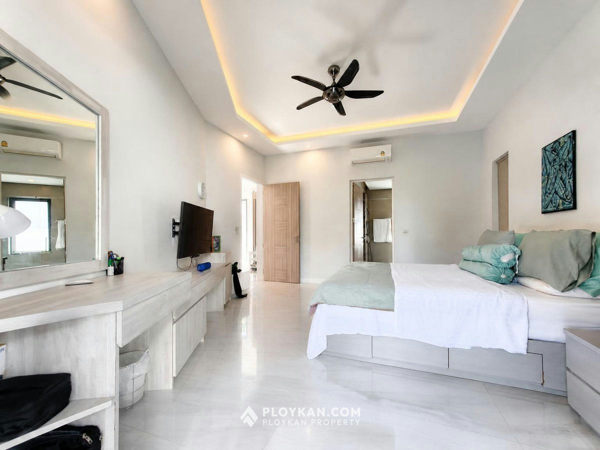 Private Riverside 3-Bedroom Pool Villa in Pranburi for Sale