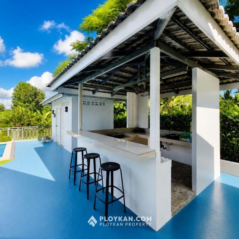 Private Riverside 3-Bedroom Pool Villa in Pranburi for Sale