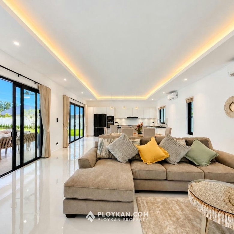Luxury 3-Bedroom Pool Villa in The Clouds 3, Hin Lek Fai, Hua Hin for Rent