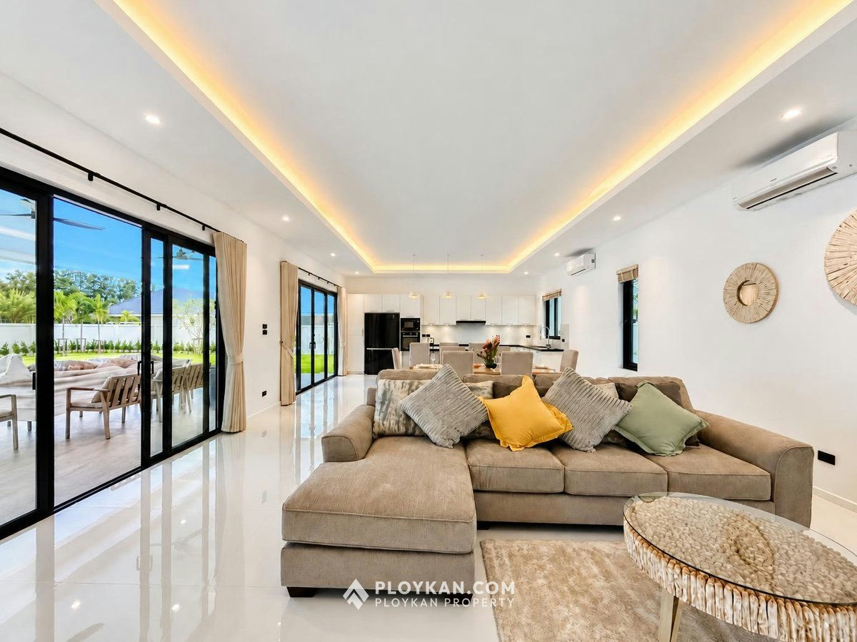 Luxury 3-Bedroom Pool Villa in The Clouds 3, Hin Lek Fai, Hua Hin for Rent