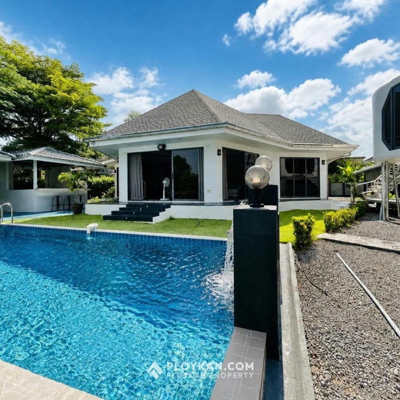 Private Riverside 3-Bedroom Pool Villa in Pranburi for Sale