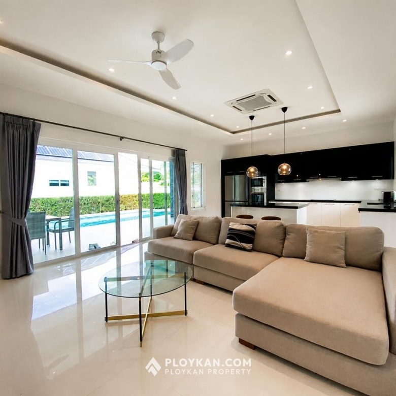 Private 3-Bedroom Pool Villa in Aria 2, Hua Hin for Rent