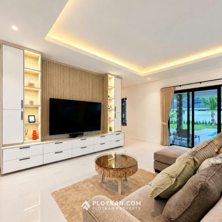 Luxury 3-Bedroom Pool Villa in The Clouds 3, Hin Lek Fai, Hua Hin for Rent