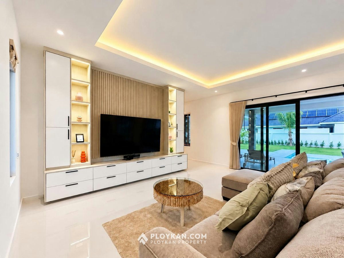 Luxury 3-Bedroom Pool Villa in The Clouds 3, Hin Lek Fai, Hua Hin for Rent