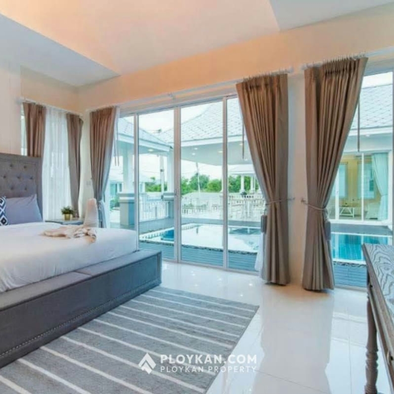 3 Bedroom Pool Villa for Rent in Thap Tai, Hua Hin