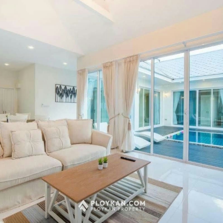 3 Bedroom Pool Villa for Rent in Thap Tai, Hua Hin