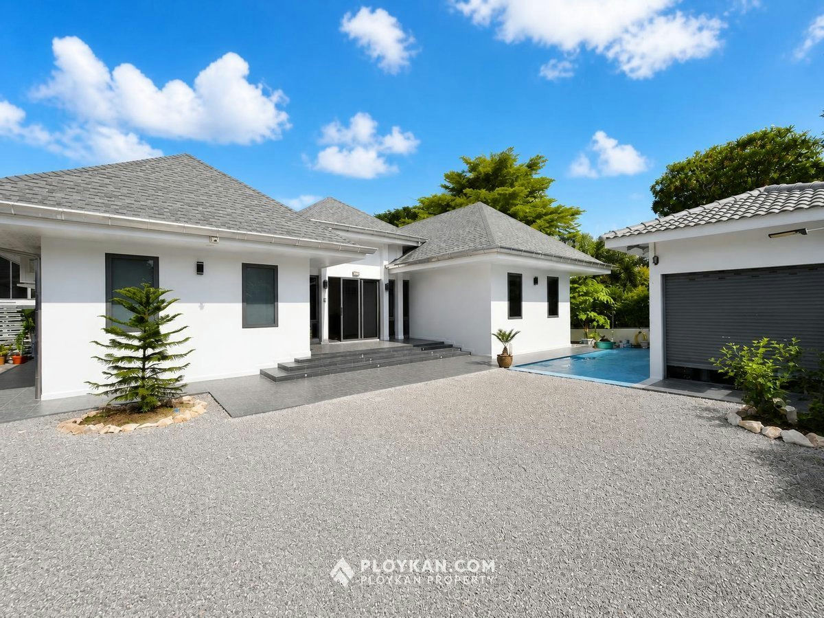 Private Riverside 3-Bedroom Pool Villa in Pranburi for Sale