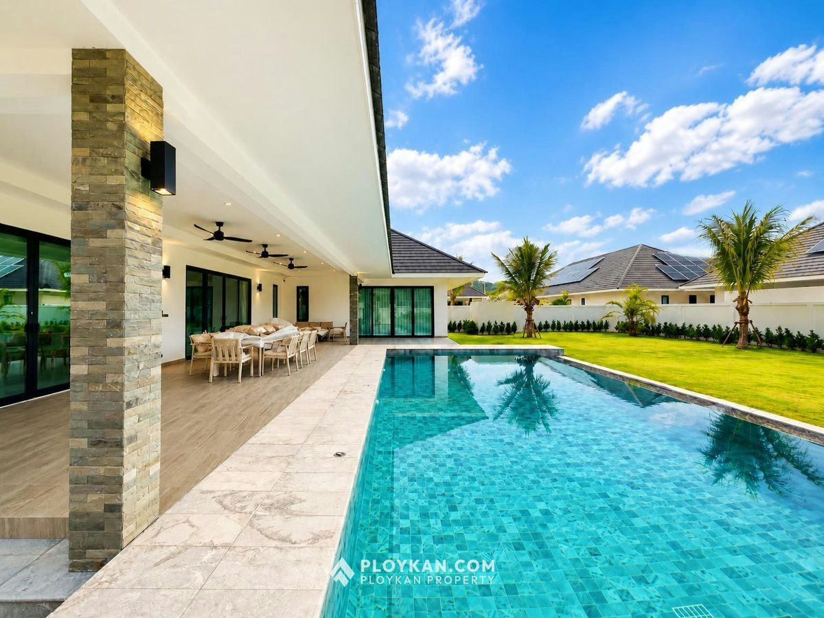 Luxury 3-Bedroom Pool Villa in The Clouds 3, Hin Lek Fai, Hua Hin for Rent